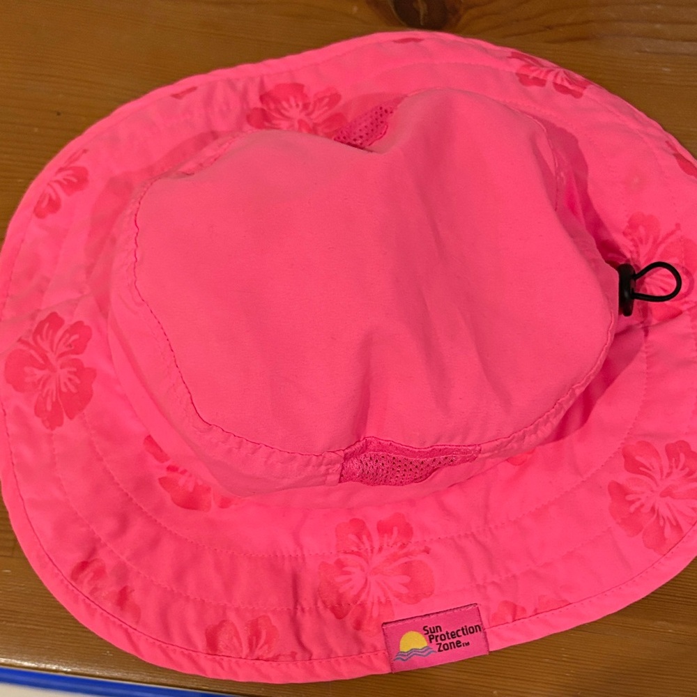 Sun Protection Zone Kids Pink Hat